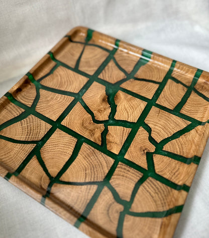 Trays - Cracked Resin