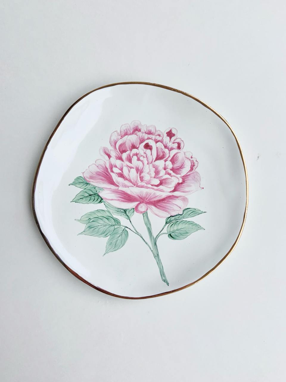 Ceramic plates - Peony