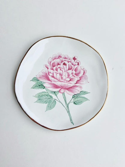 Ceramic plates - Peony