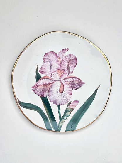 Ceramic plates - Iris