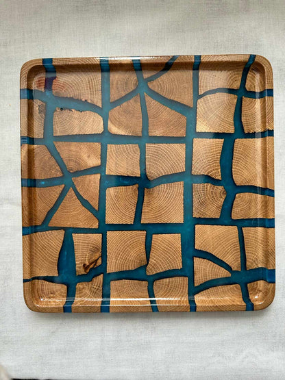 Trays - Cracked Resin